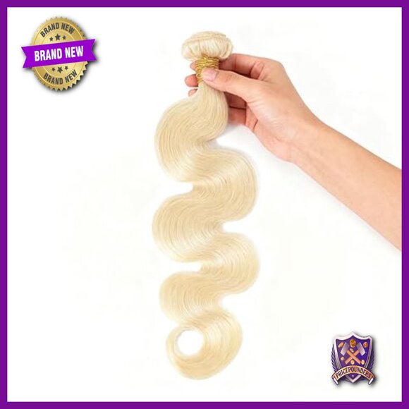 16 Inch Body Wave Human Hair Extensions, Double Weft, Can Be Dyed main image 6